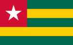 Vlag Togo - 100x150cm Spun-Poly